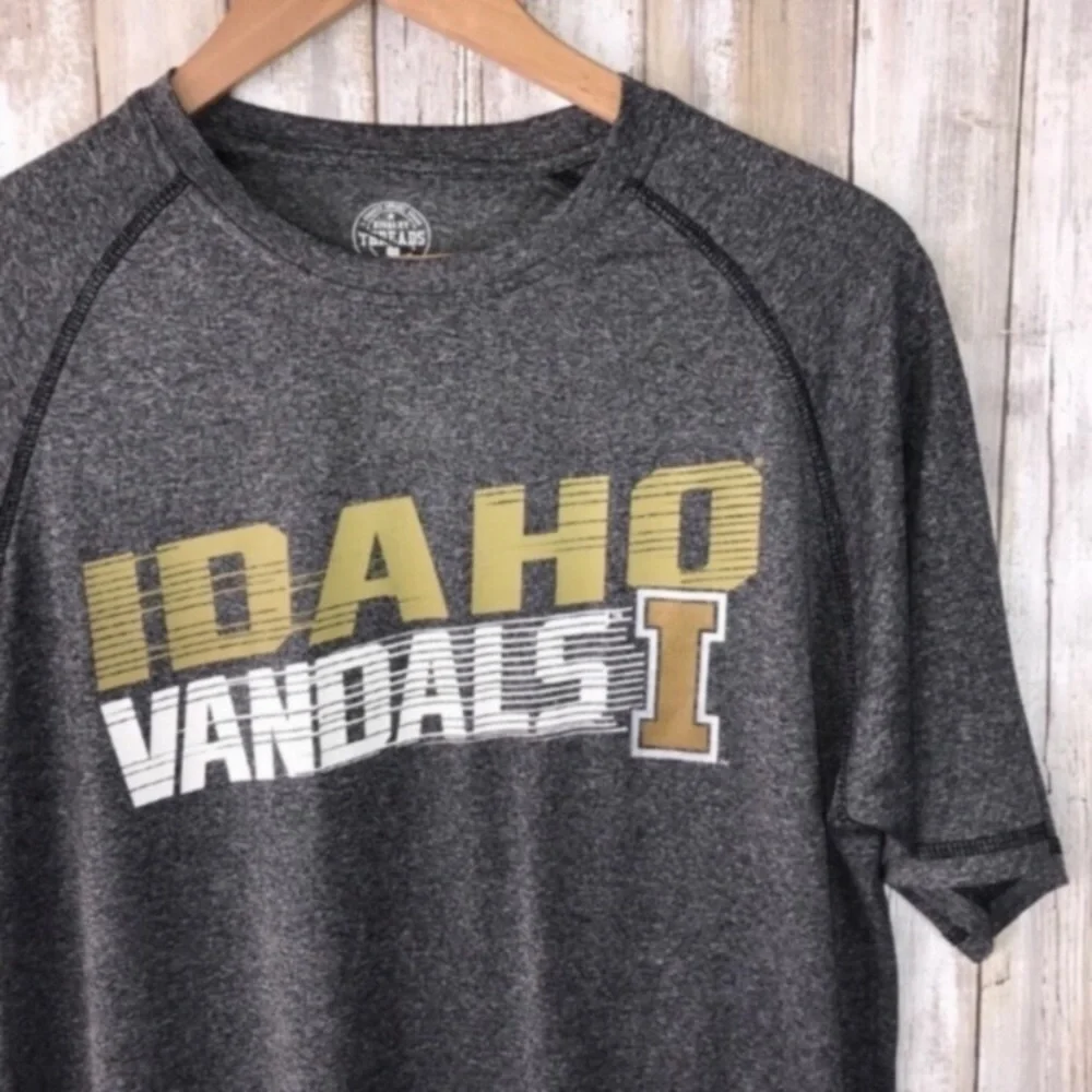 Idaho Vandals Performance Tee Men’s M Gray NCAA Athletic Shirt Moisture Wicking